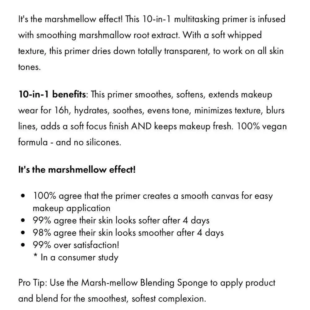 🦋 NYX Marshmallow Primer New TravelSz